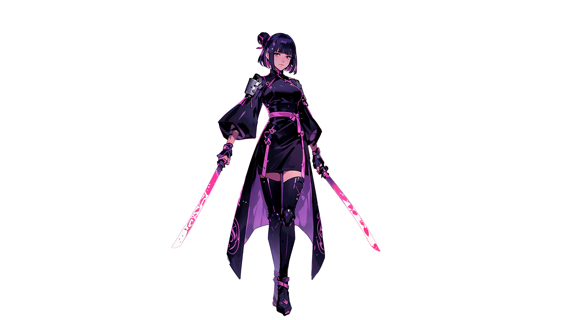 Heroina Ninja Futurista